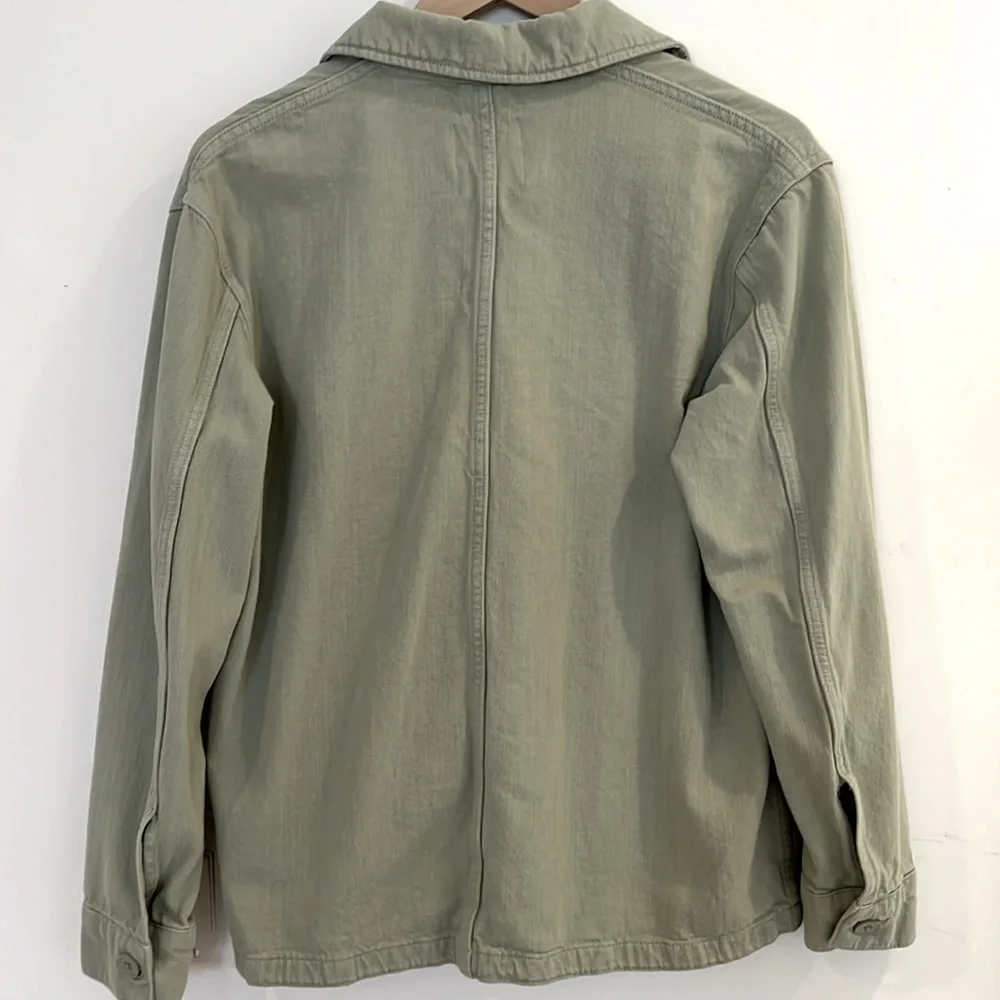 Zara Sage Green Chore Jacket - XS - Picture 5 of 5
